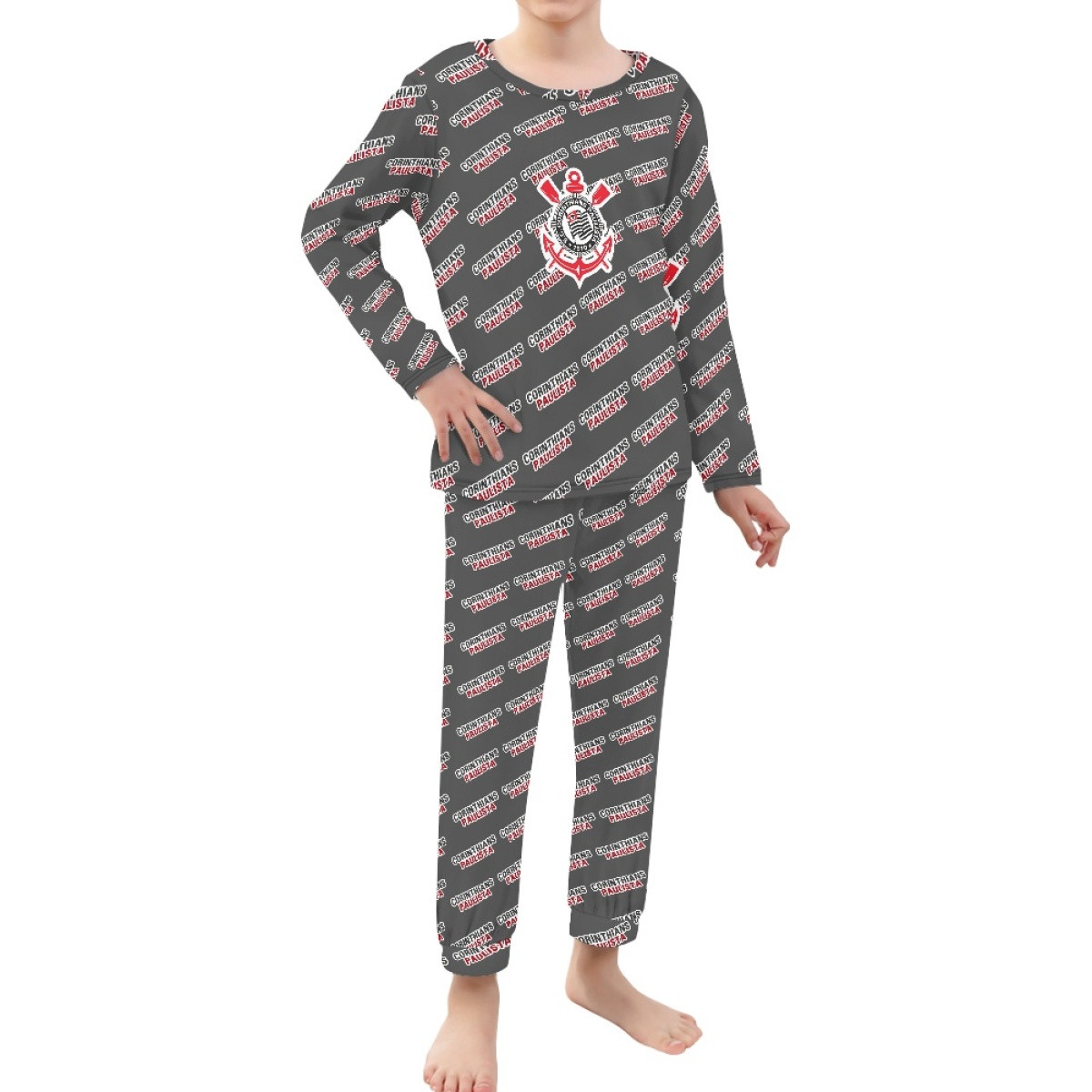 Sport Club Corinthians Paulista Pajamas Pyjamas - Sport Club Corinthians Paulista Football Club Medley Monogram Wordmark