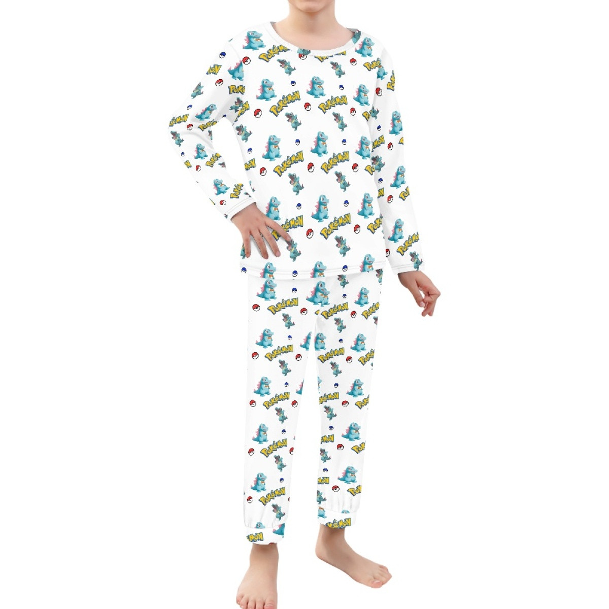 Pokemon Totodile Pajamas Pyjamas - Totodile Character Series Art
