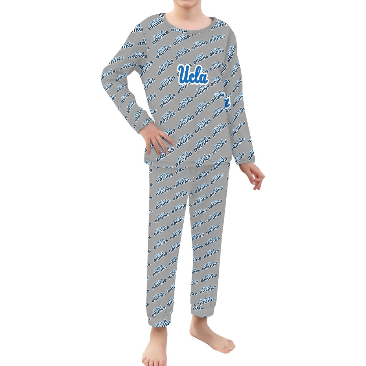 UCLA Bruins Pajamas Pyjamas - UCLA Bruins College Football Medley Monogram Wordmark