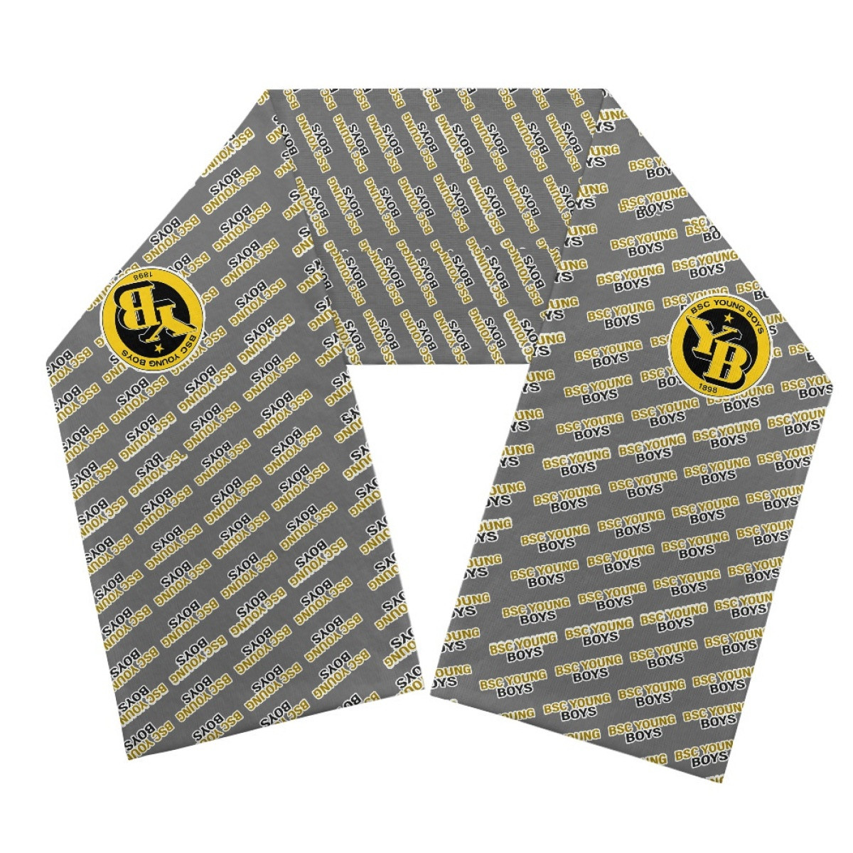 BSC Young Boys Scarf Knitted - BSC Young Football Club Medley Monogram Wordmark