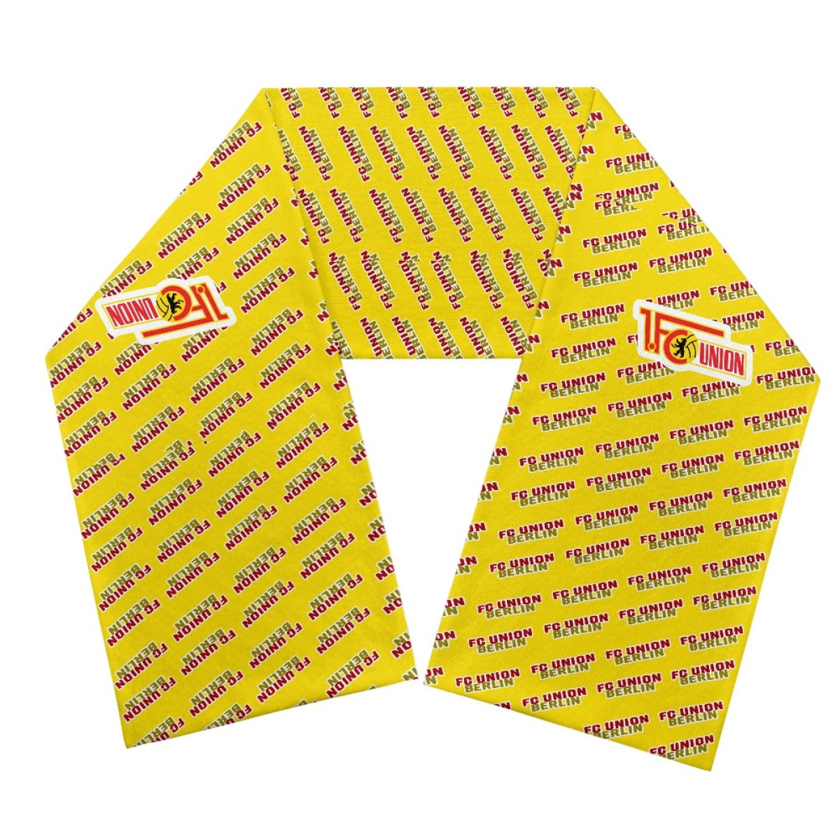 FC Union Berlin Football Club Scarf Knitted - Berlin Football Club Medley Monogram Wordmark
