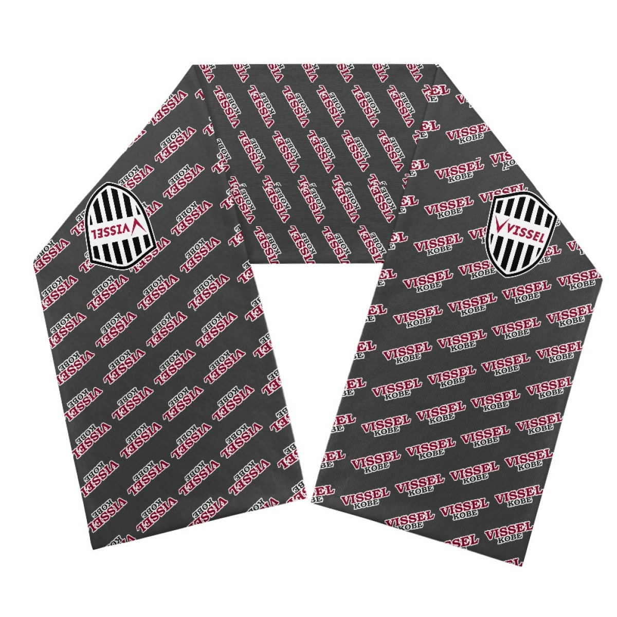 Vissel Kobe Scarf Knitted - Kobe Football Club Medley Monogram Wordmark