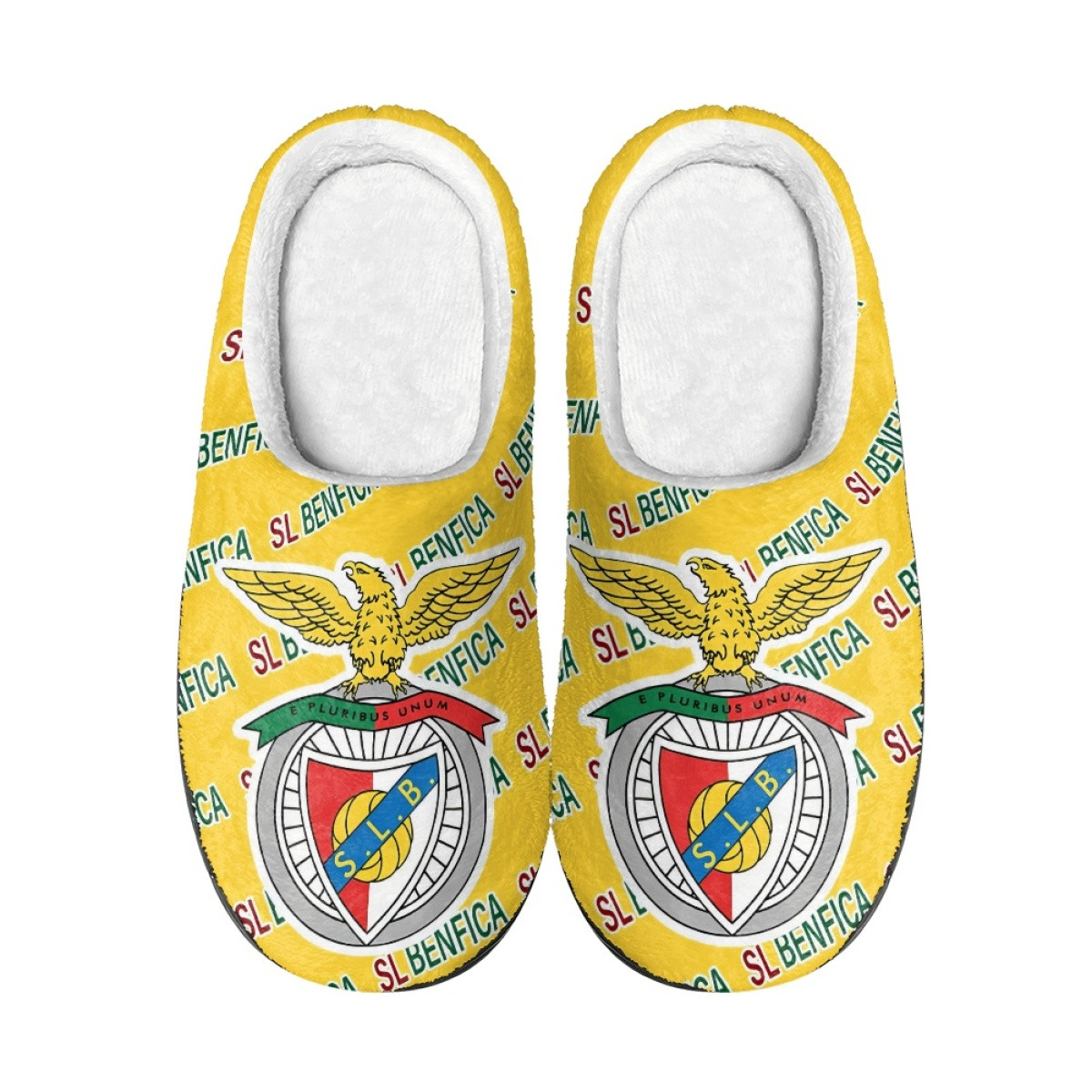 SL Benfica Slippers - Benfica Football Club Medley Monogram Wordmark