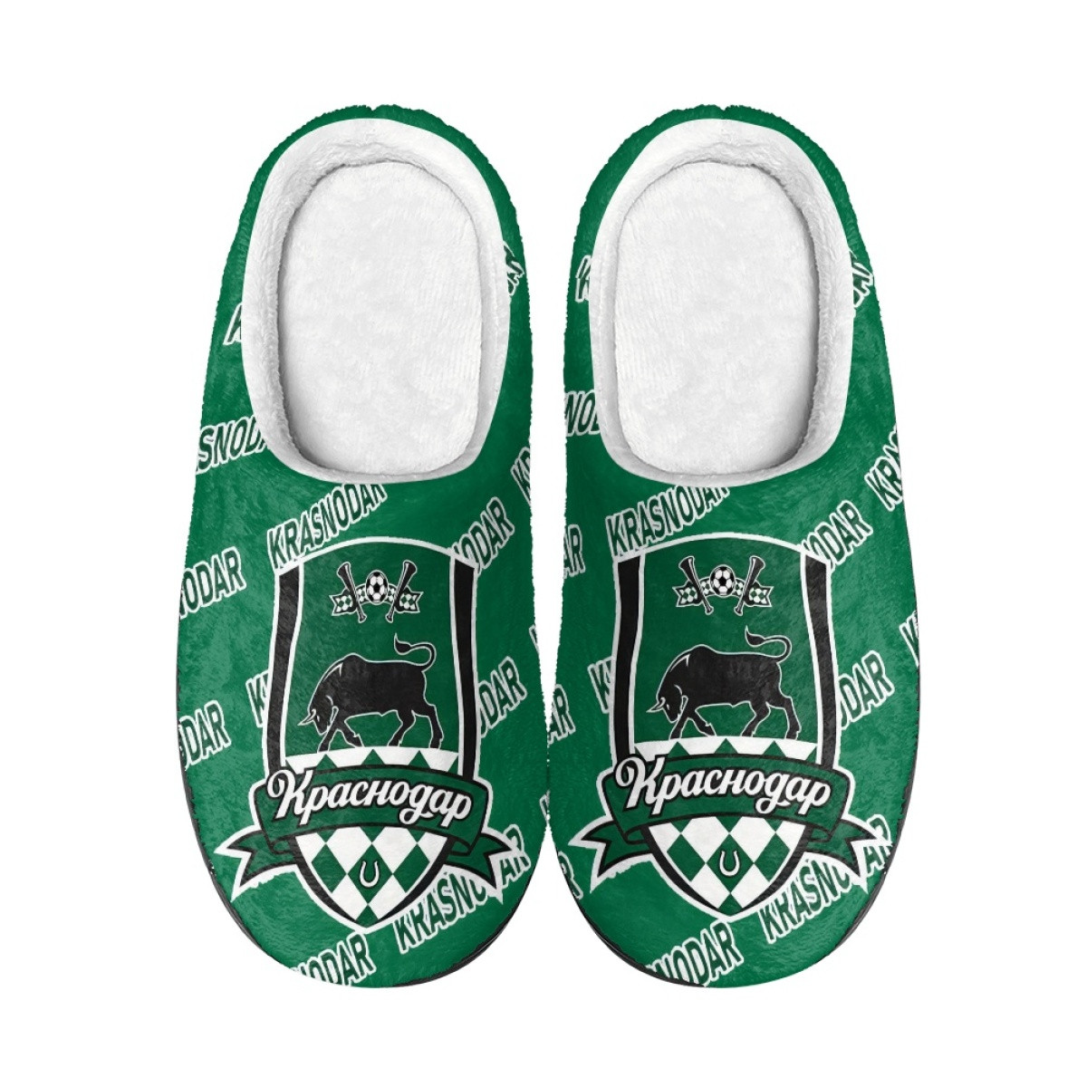FC Krasnodar Slippers - Krasnodar Football Club Medley Monogram Wordmark