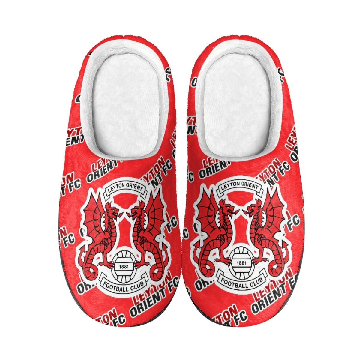 Leyton Orient FC Slippers - Orient Football Club Medley Monogram Wordmark