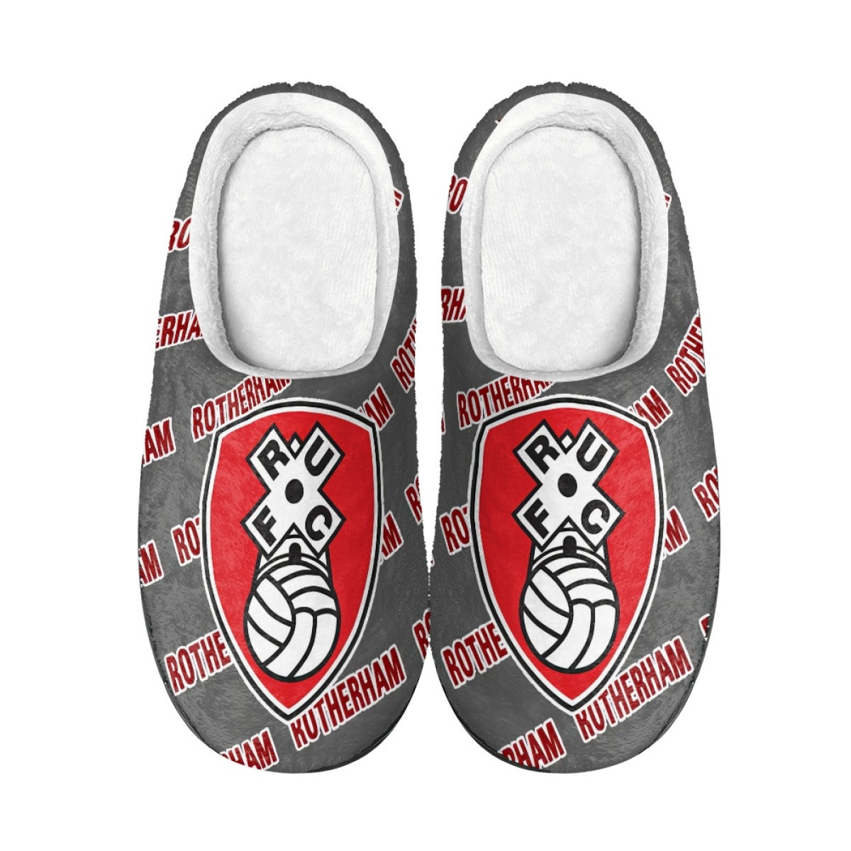 Rotherham United FC Slippers - Rotherham Football Club Medley Monogram Wordmark