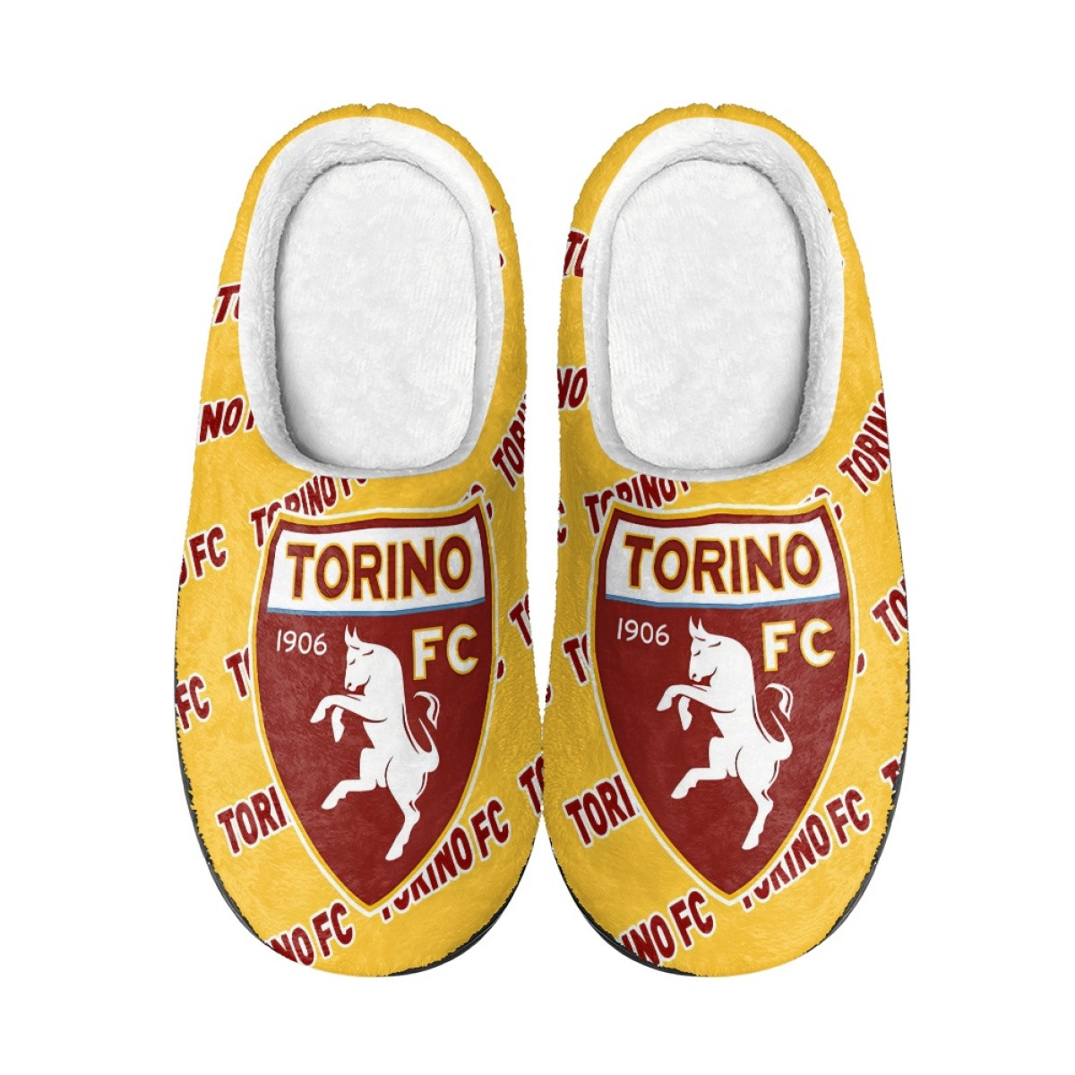 Torino FC Football Club Slippers - Torino Football Club Medley Monogram Wordmark