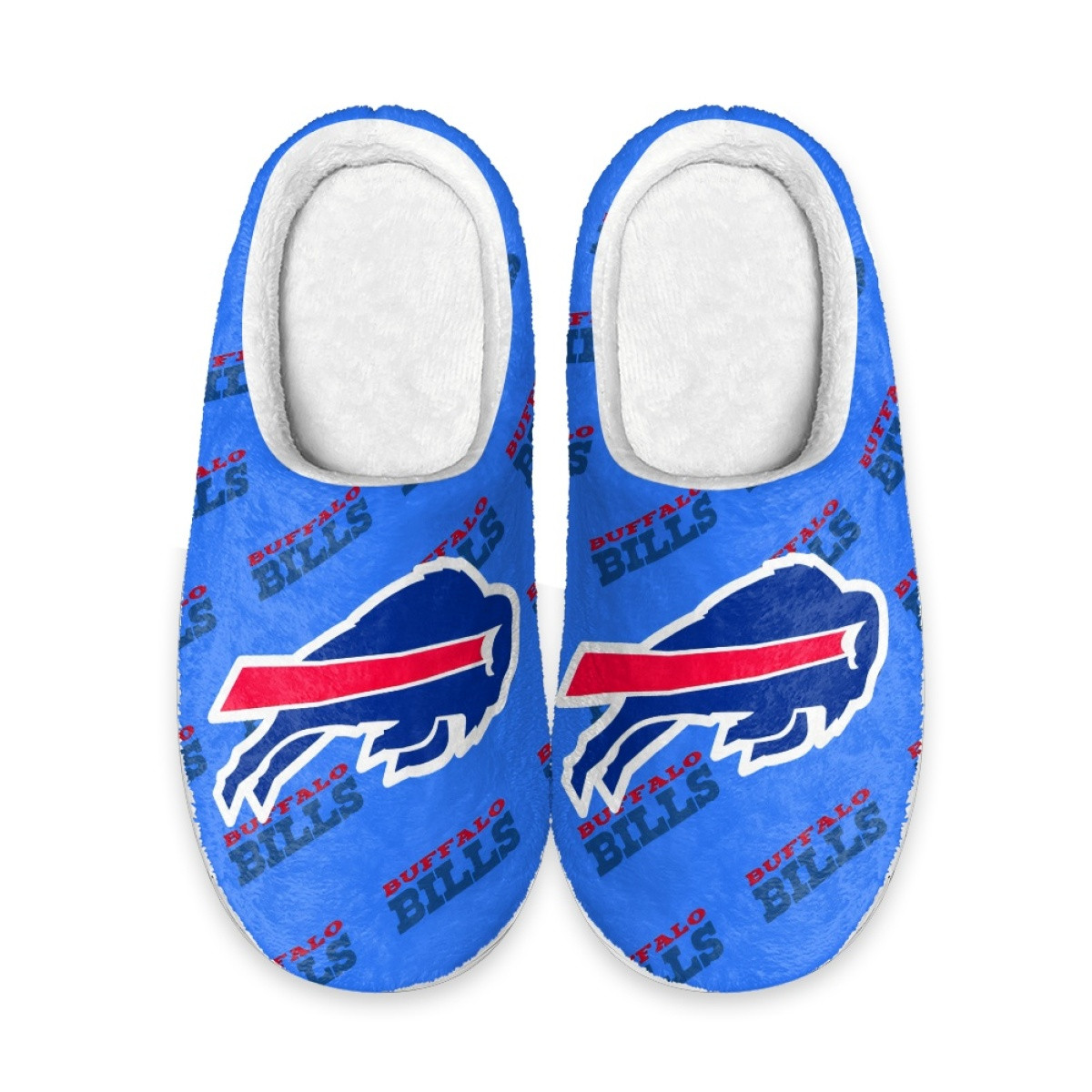NFL Buffalo Bills Slippers - Buffalo Bills Medley Monogram Wordmark