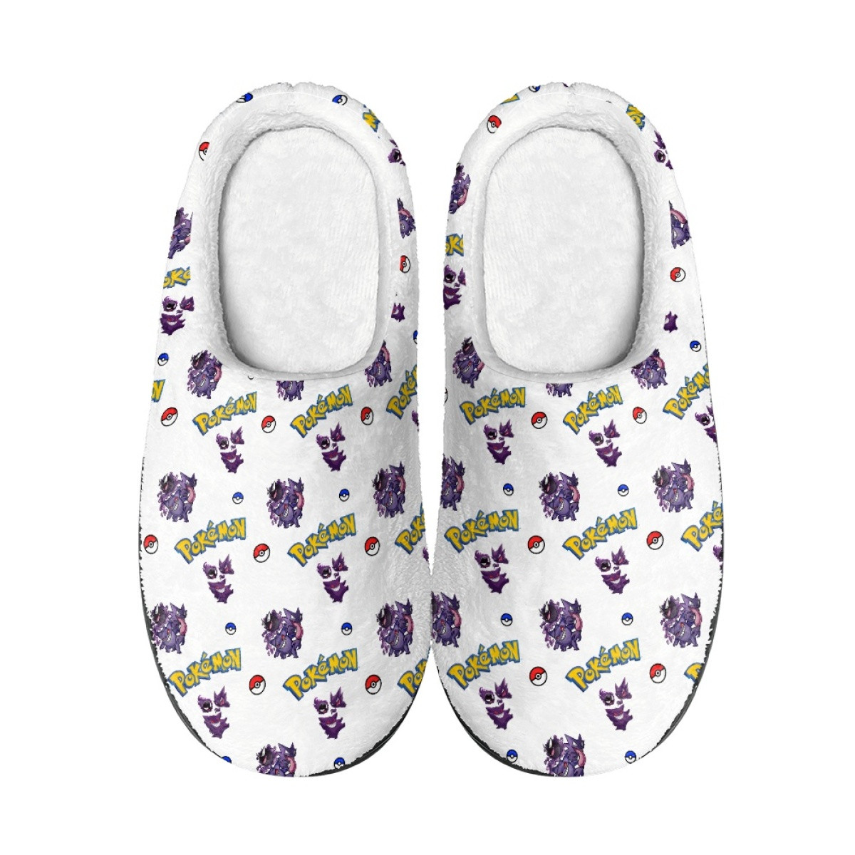 Pokemon Slippers - Gastly Haunter Gengar Evolution Cartoon Art Series