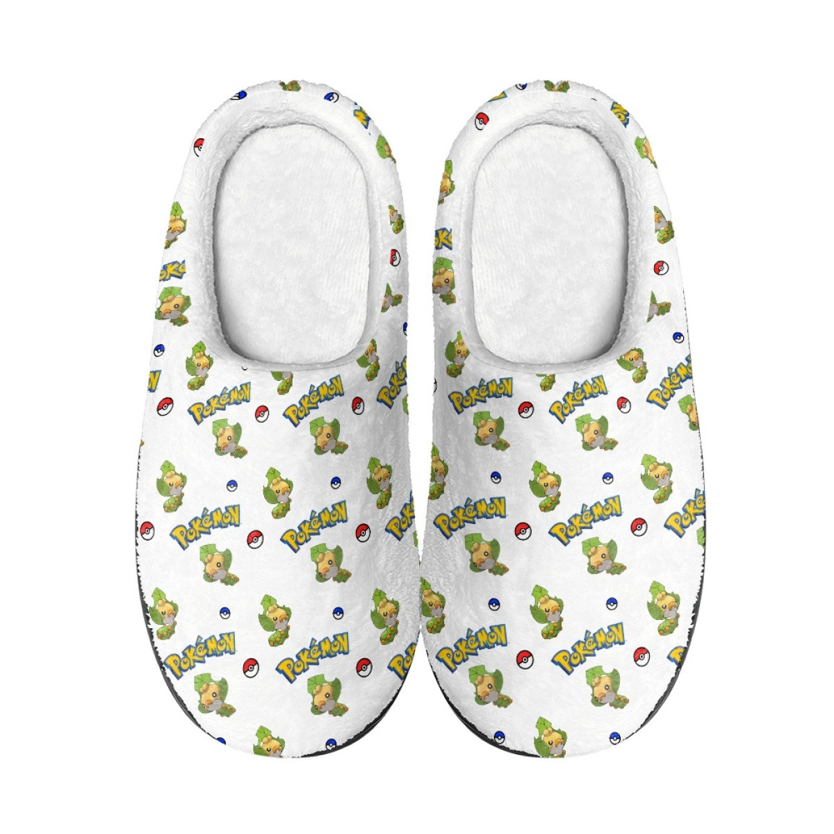 Pokemon Sewaddle Slippers - Sewaddle Character Series Art