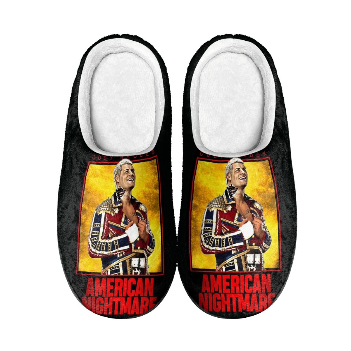 WWE Cody Rhodes Slippers - Cody Rhodes American Nightmare Poster