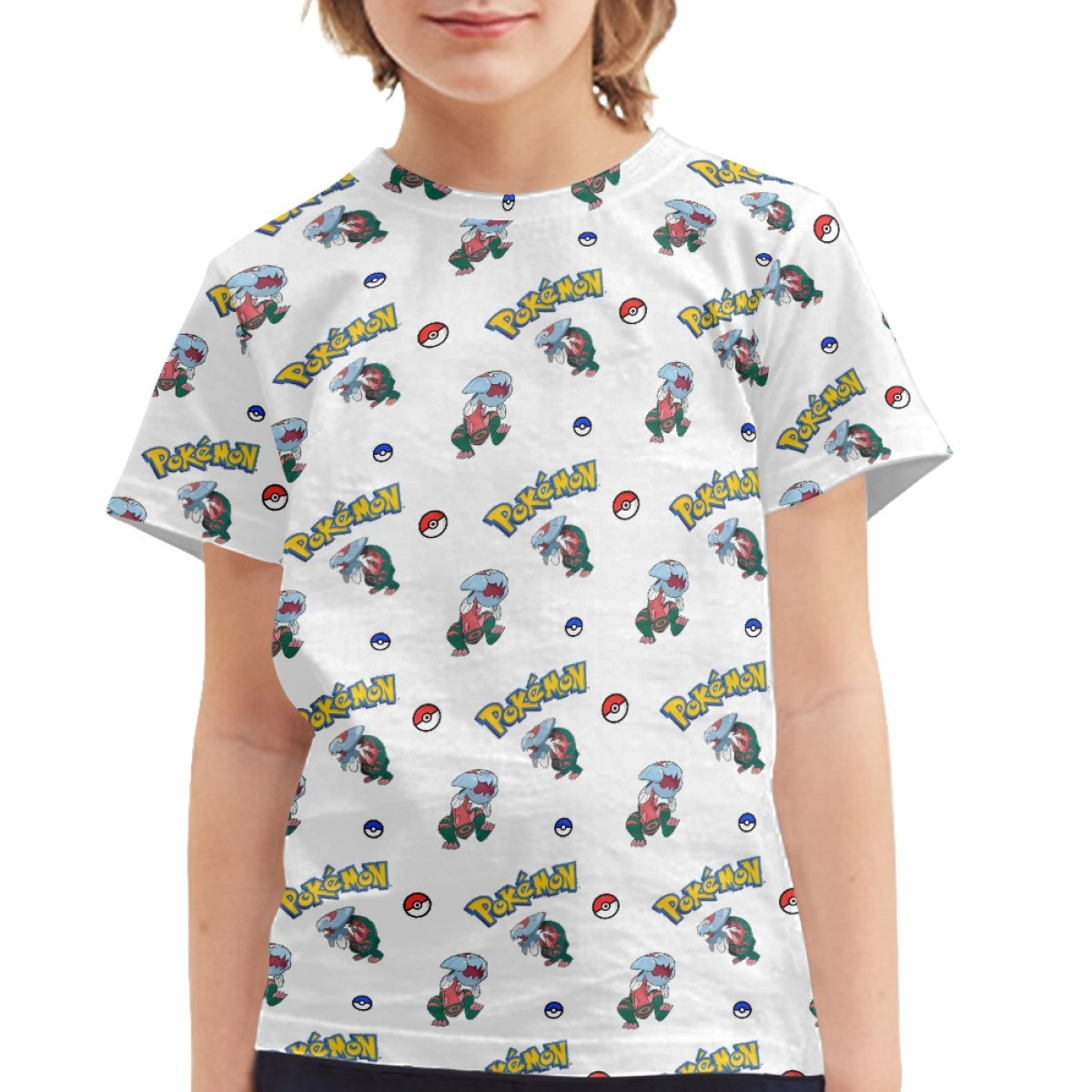 Pokemon Dracovish Tee Shirt T-Shirt Short Sleeve - Dracovish Character Series Art