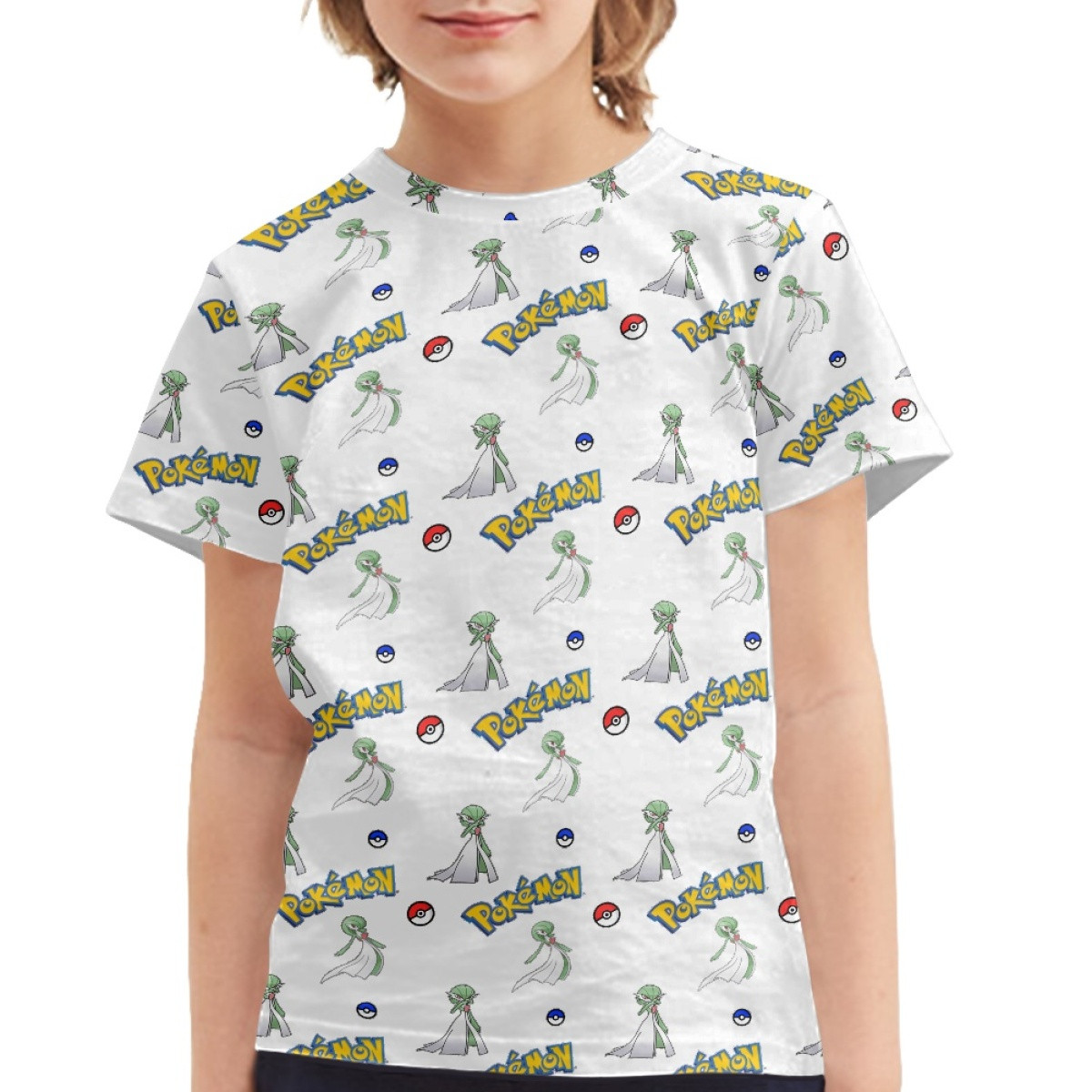 Pokemon Gardevoir Tee Shirt T-Shirt Short Sleeve - Gardevoir Character Series Art