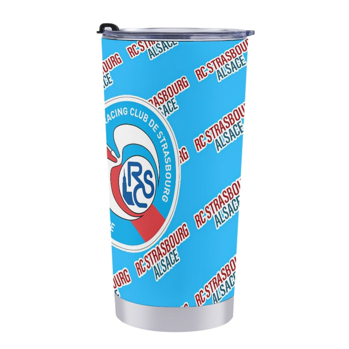 RC Strasbourg Alsace Football Club Tumbler Bottle - Alsace Football Club Medley Monogram Wordmark