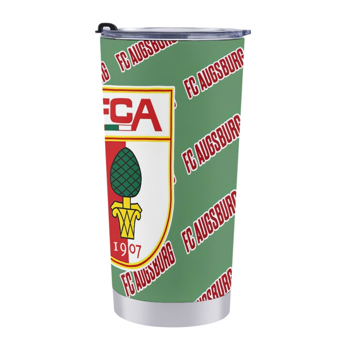 FC Augsburg Football Club Tumbler Bottle - Augsburg Football Club Medley Monogram Wordmark