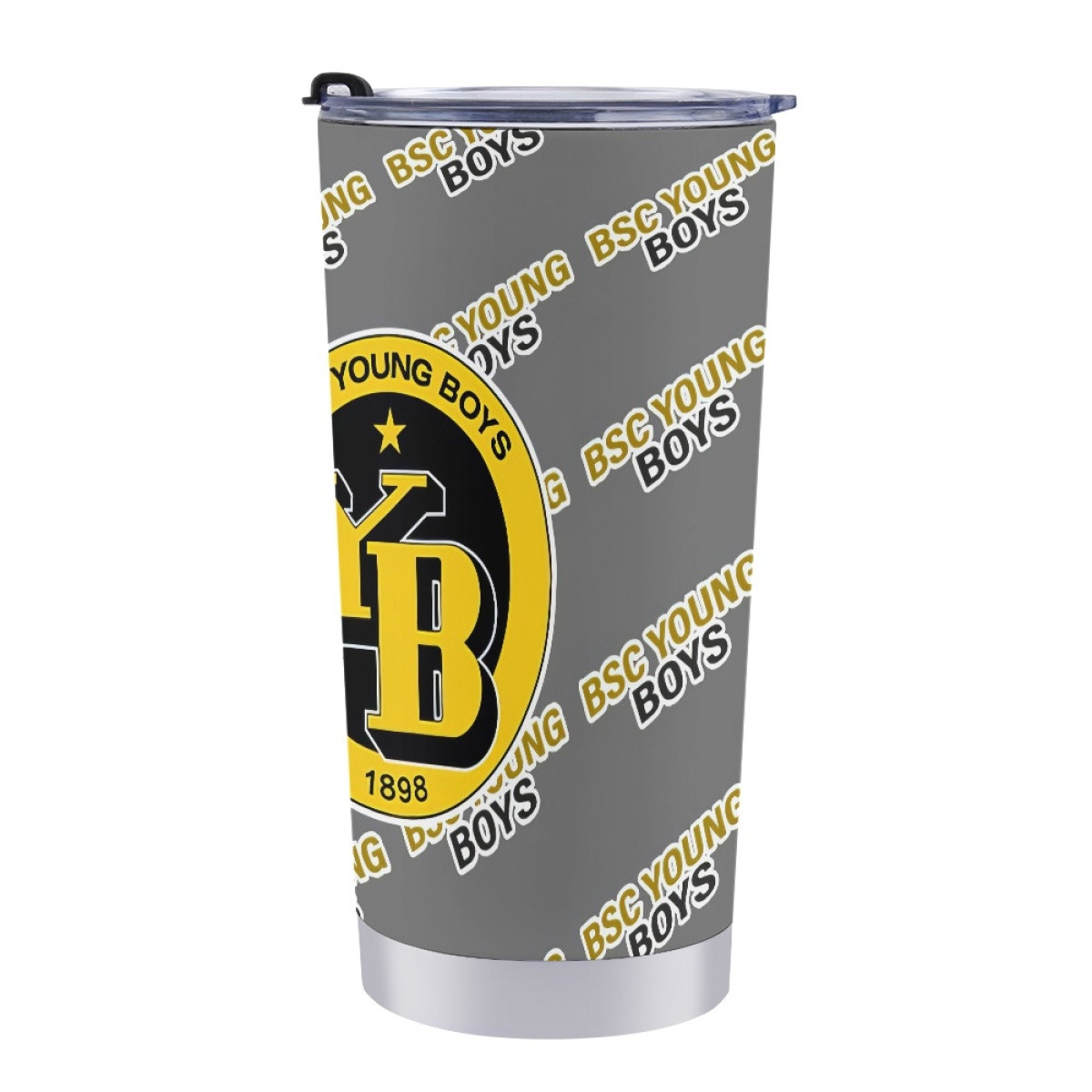 BSC Young Boys Tumbler Bottle - BSC Young Football Club Medley Monogram Wordmark