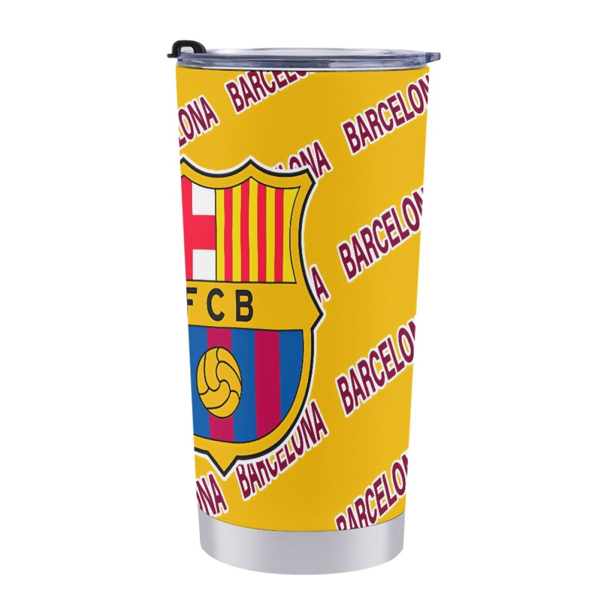FC Barcelona Tumbler Bottle - Barcelona Football Club Medley Monogram Wordmark