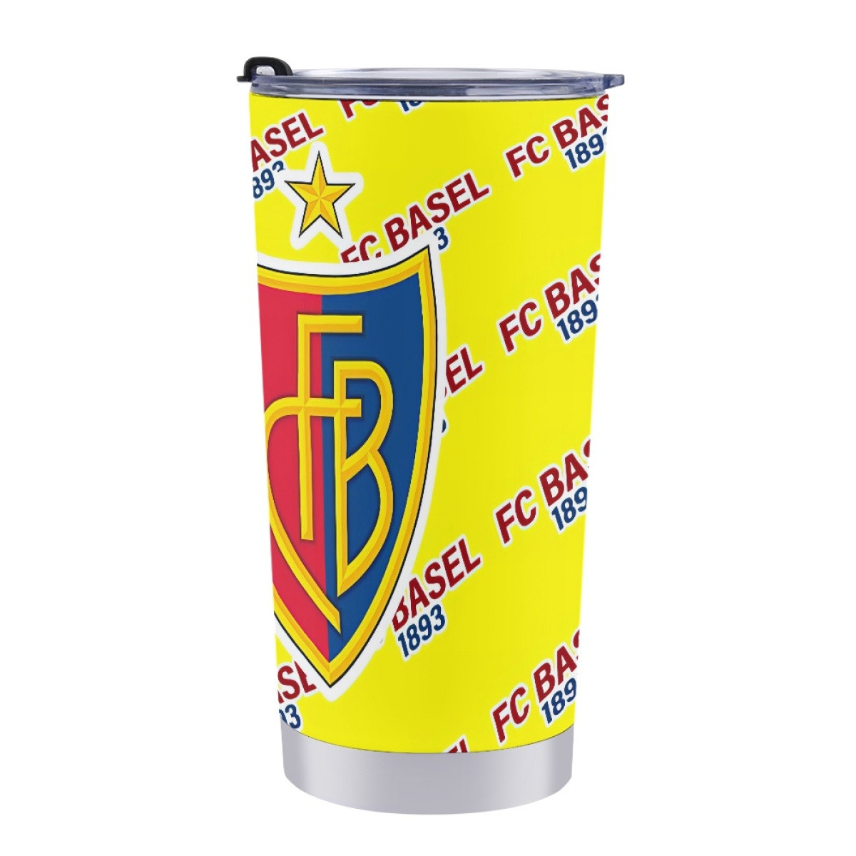 FC Basel 1893 Tumbler Bottle - Basel Football Club Medley Monogram Wordmark