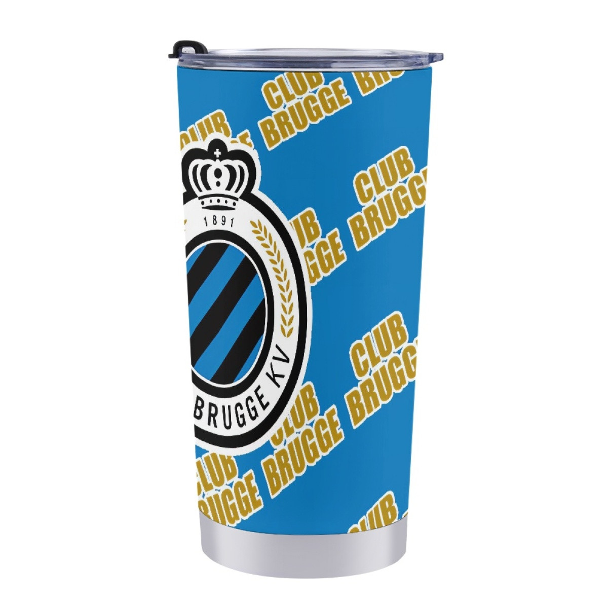 Club Brugge KV Football Club Tumbler Bottle - Brugge Football Club Medley Monogram Wordmark