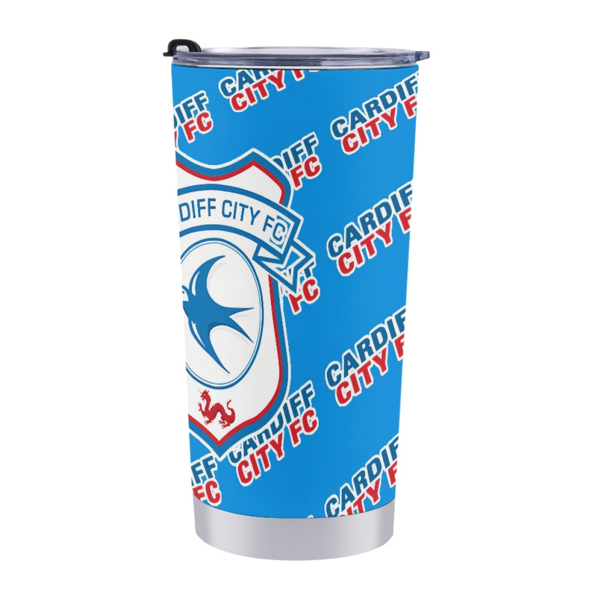 Cardiff City FC Tumbler Bottle - Cardiff Football Club Medley Monogram Wordmark