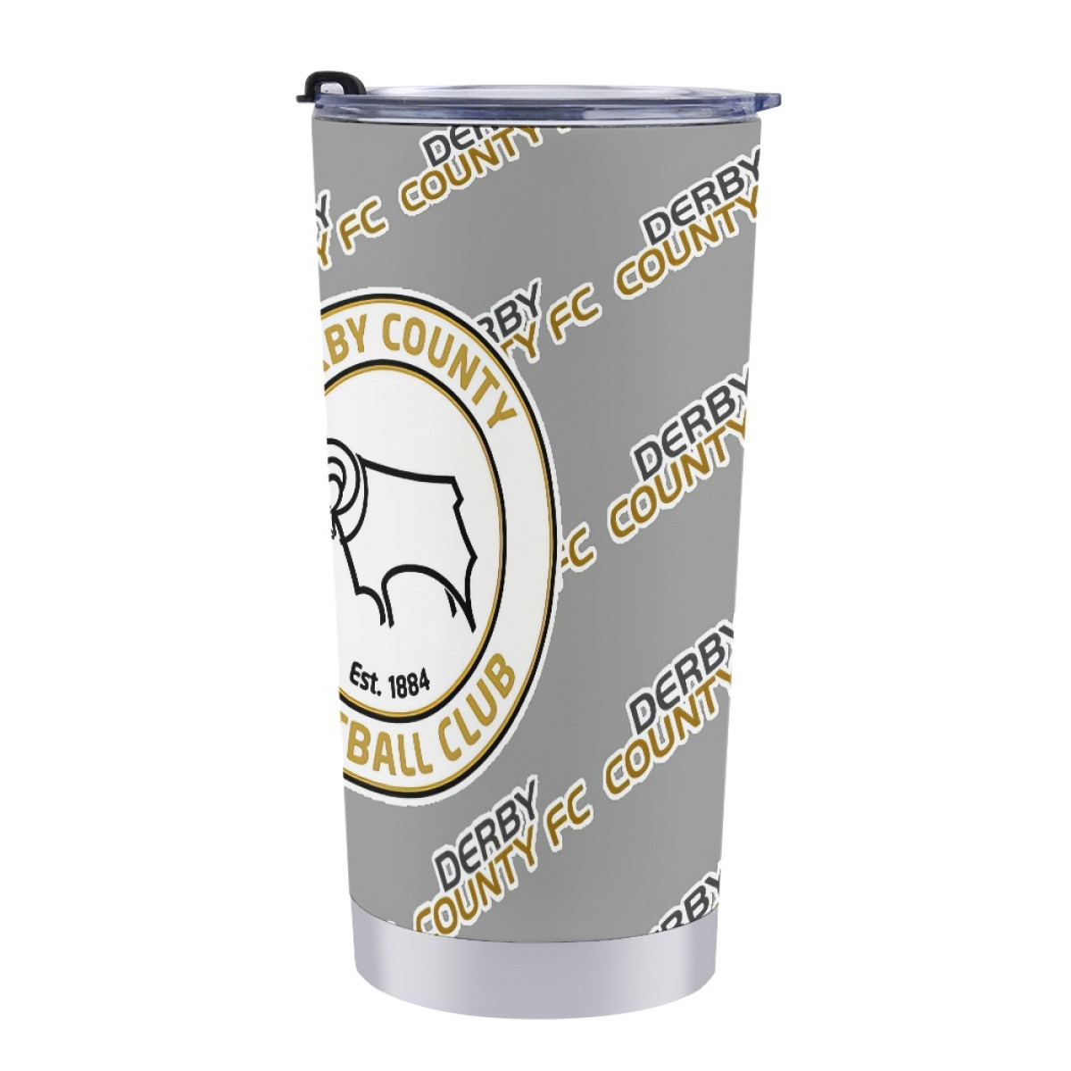 Derby County FC Tumbler Bottle - Derby Football Club Medley Monogram Wordmark