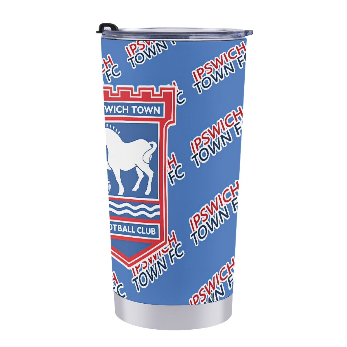 Ipswich Town FC Tumbler Bottle - Ipswich Football Club Medley Monogram Wordmark