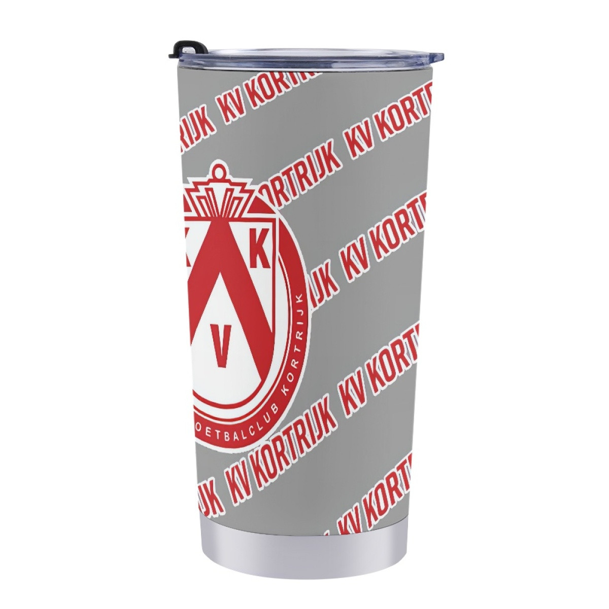 KV Kortrijk Football Club Tumbler Bottle - Kortrijk Football Club Medley Monogram Wordmark