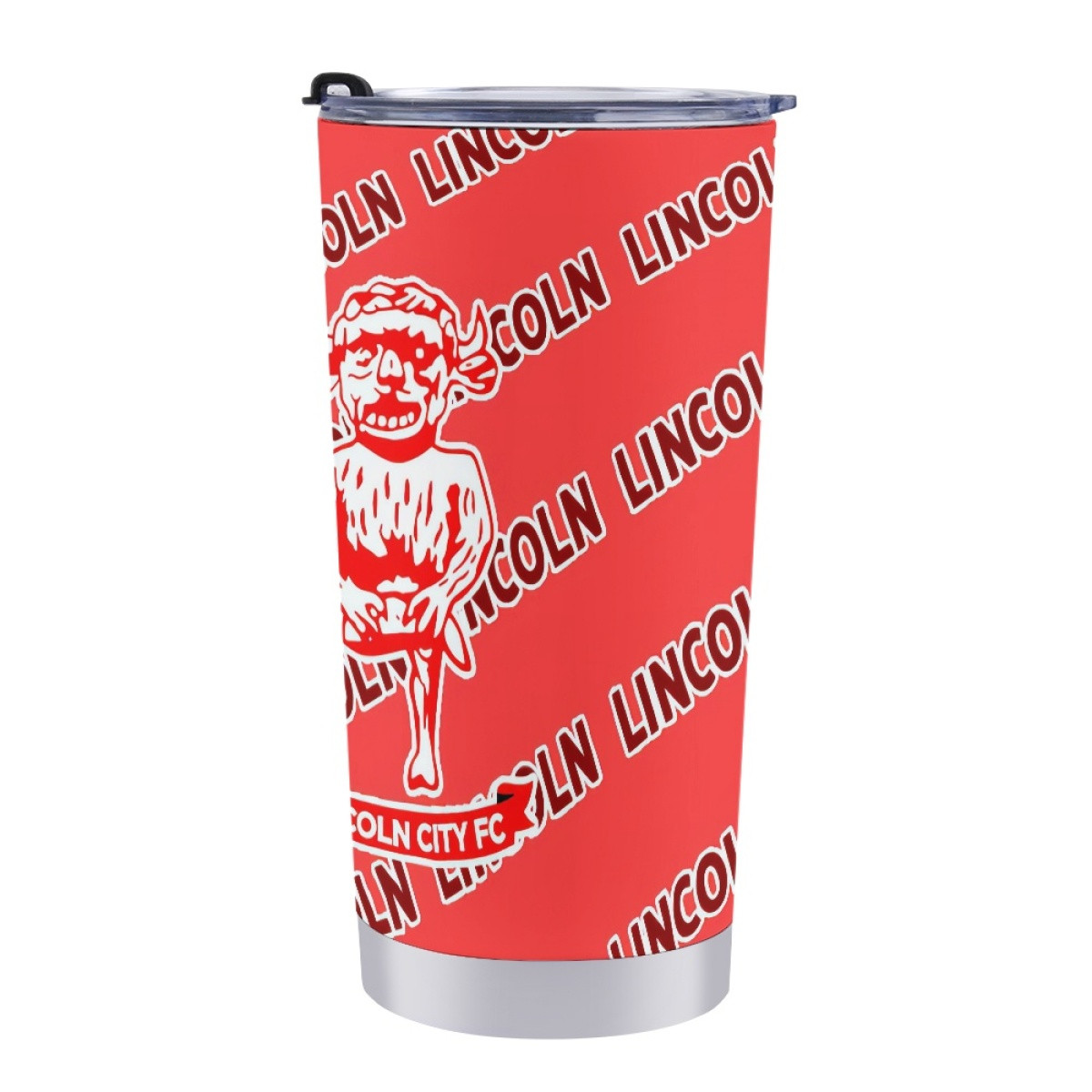 Lincoln City FC Tumbler Bottle - Lincoln Football Club Medley Monogram Wordmark