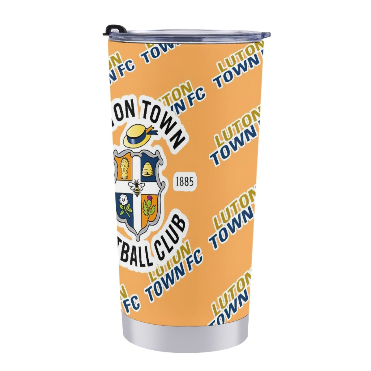 Luton Town FC Tumbler Bottle - Luton Football Club Medley Monogram Wordmark