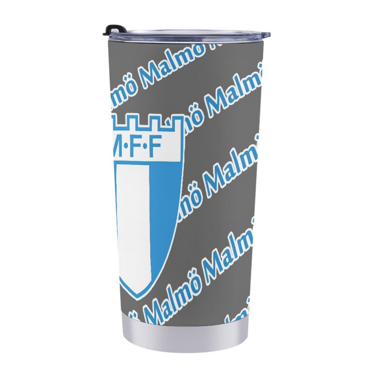 Malmo FF Tumbler Bottle - Malmo Football Club Medley Monogram Wordmark