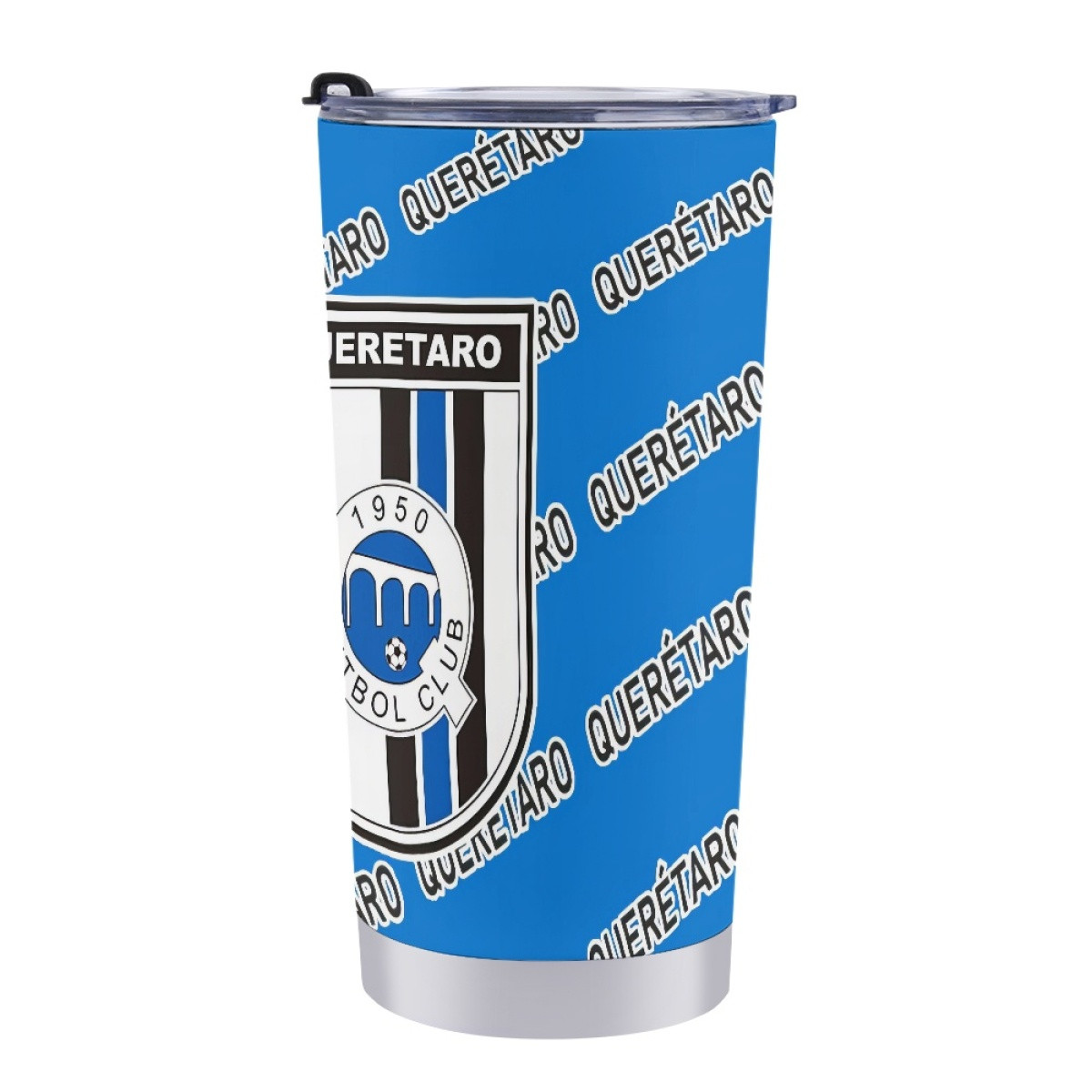 Queretaro FC Tumbler Bottle - Queretaro Football Club Medley Monogram Wordmark