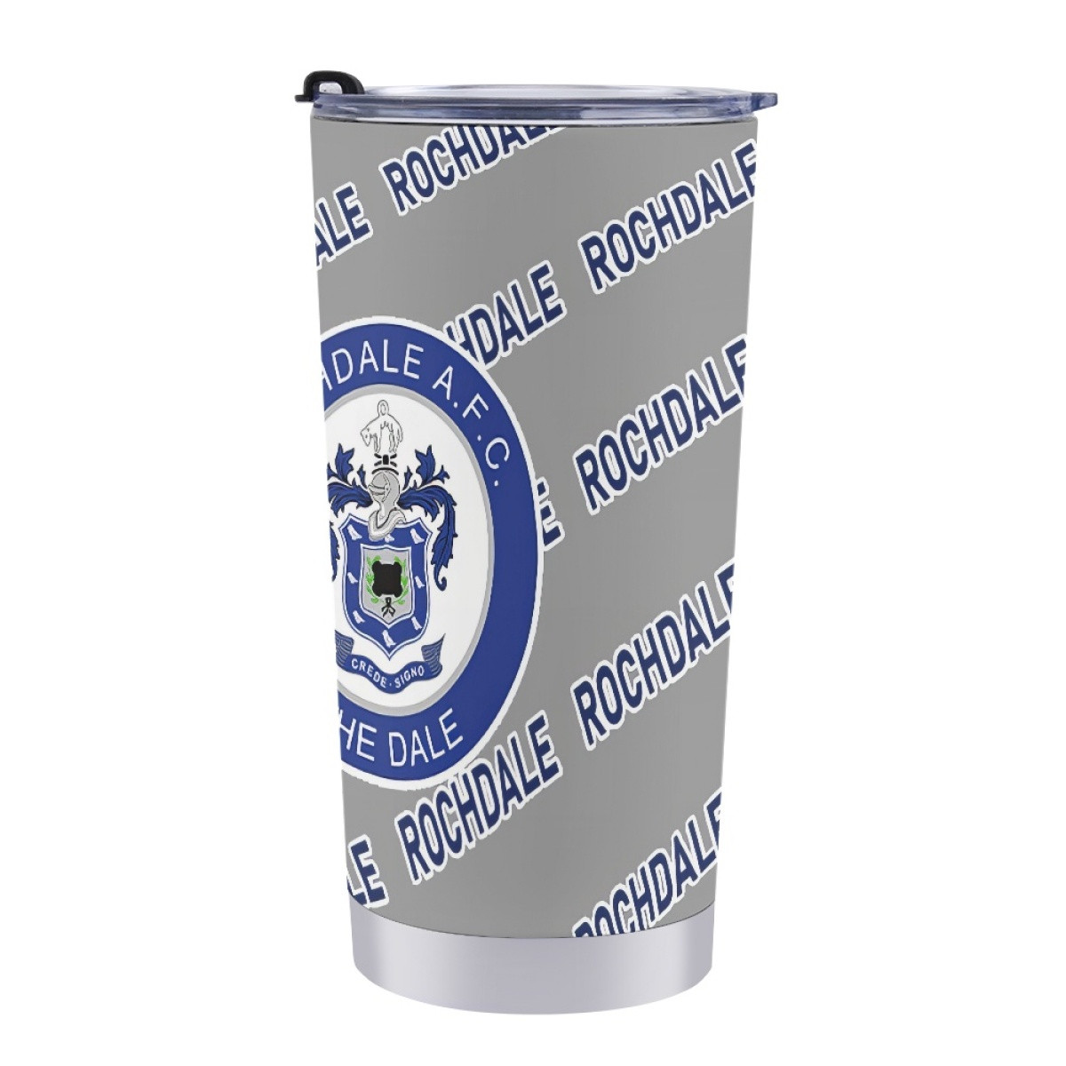 Rochdale AFC Tumbler Bottle - Rochdale Football Club Medley Monogram Wordmark