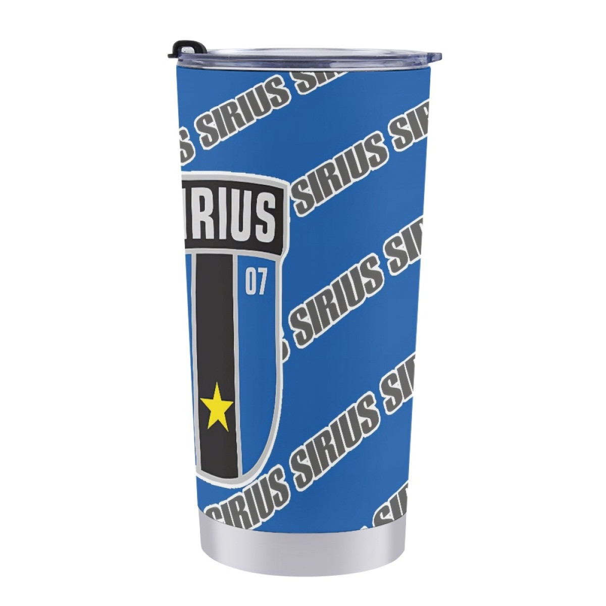 IK Sirius Fotboll Tumbler Bottle - Sirius Football Club Medley Monogram Wordmark
