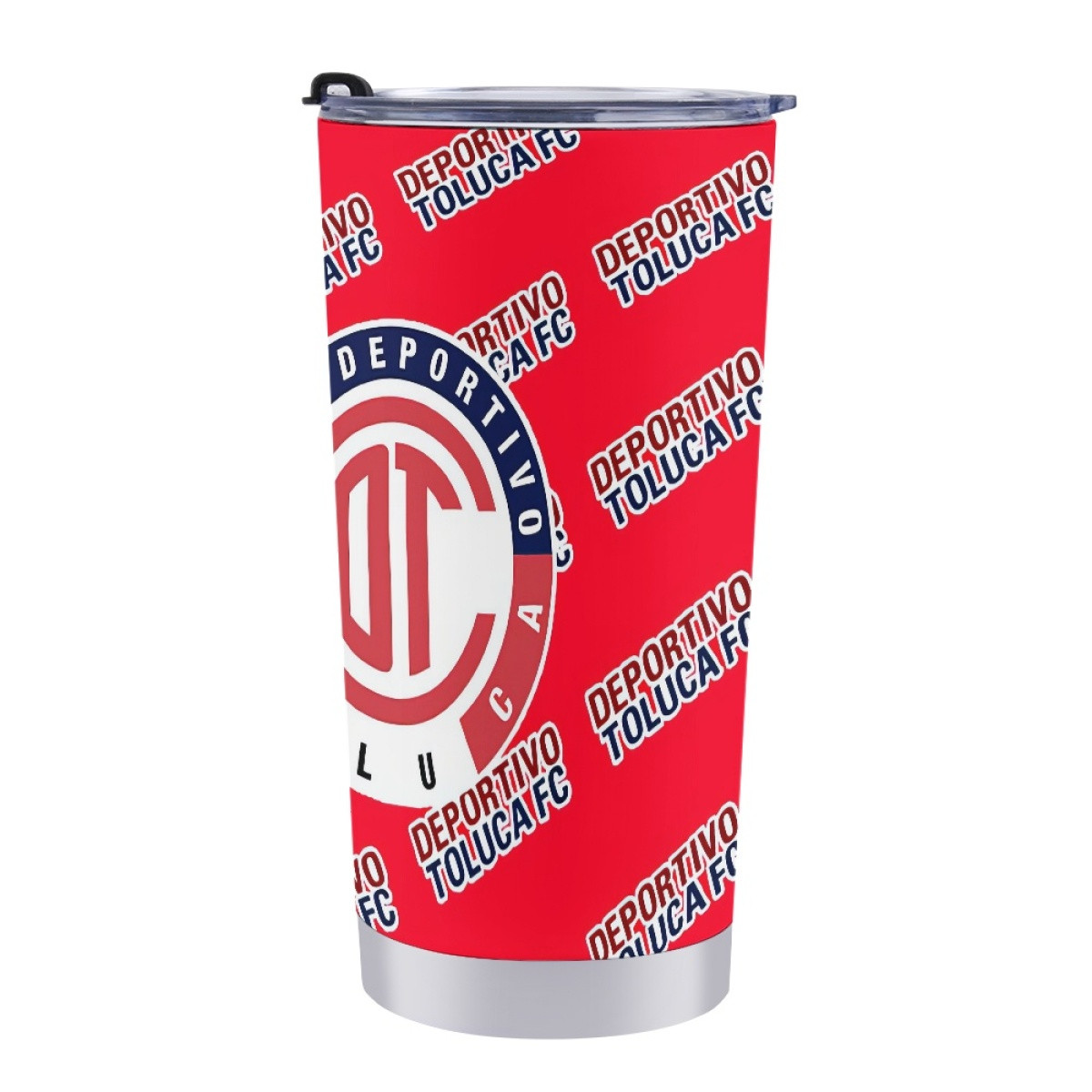Deportivo Toluca FC Tumbler Bottle - Toluca Football Club Medley Monogram Wordmark