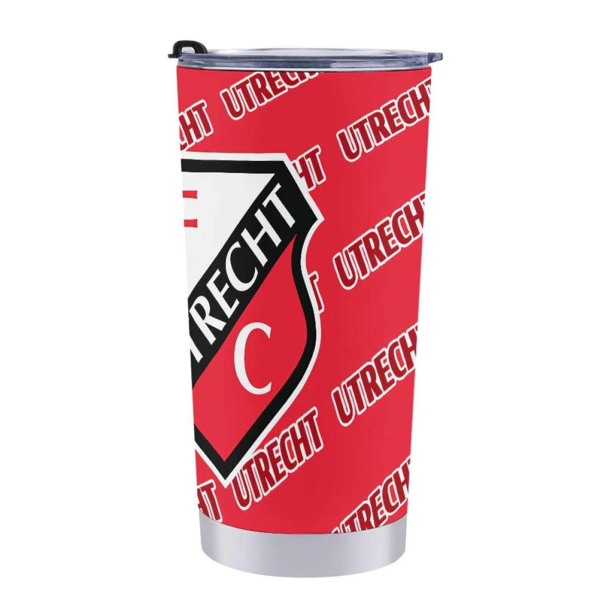 FC Utrecht Tumbler Bottle - Utrecht Football Club Medley Monogram Wordmark