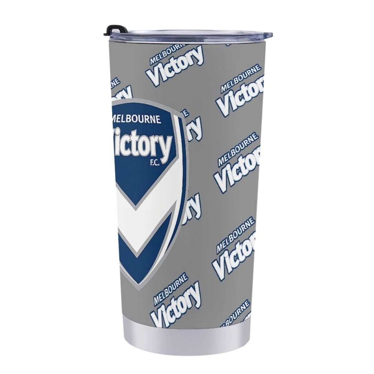 Melbourne Victory FC Tumbler Bottle - Melbourne Football Club Medley Monogram Wordmark