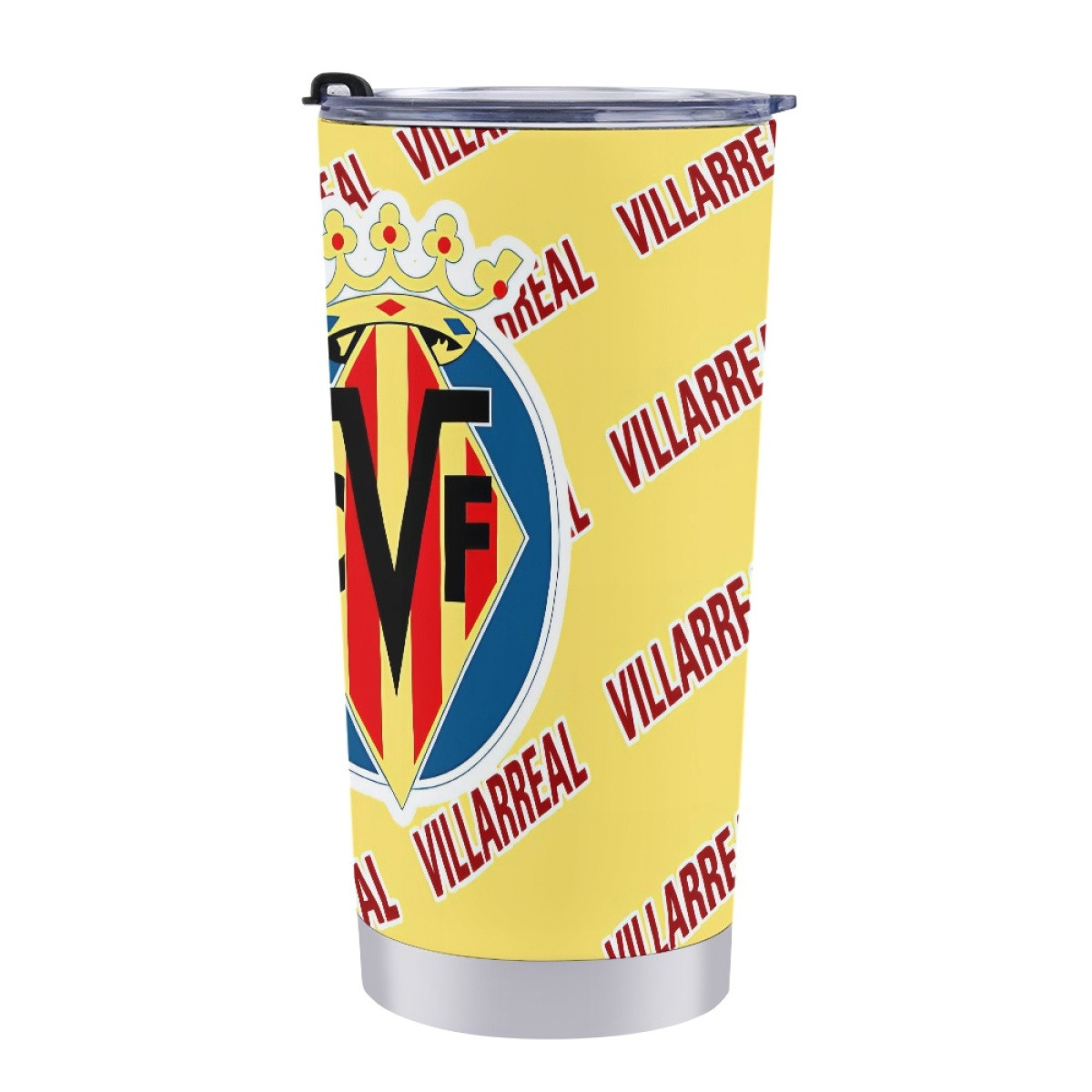 Villarreal CF Tumbler Bottle - Villarreal Football Club Medley Monogram Wordmark