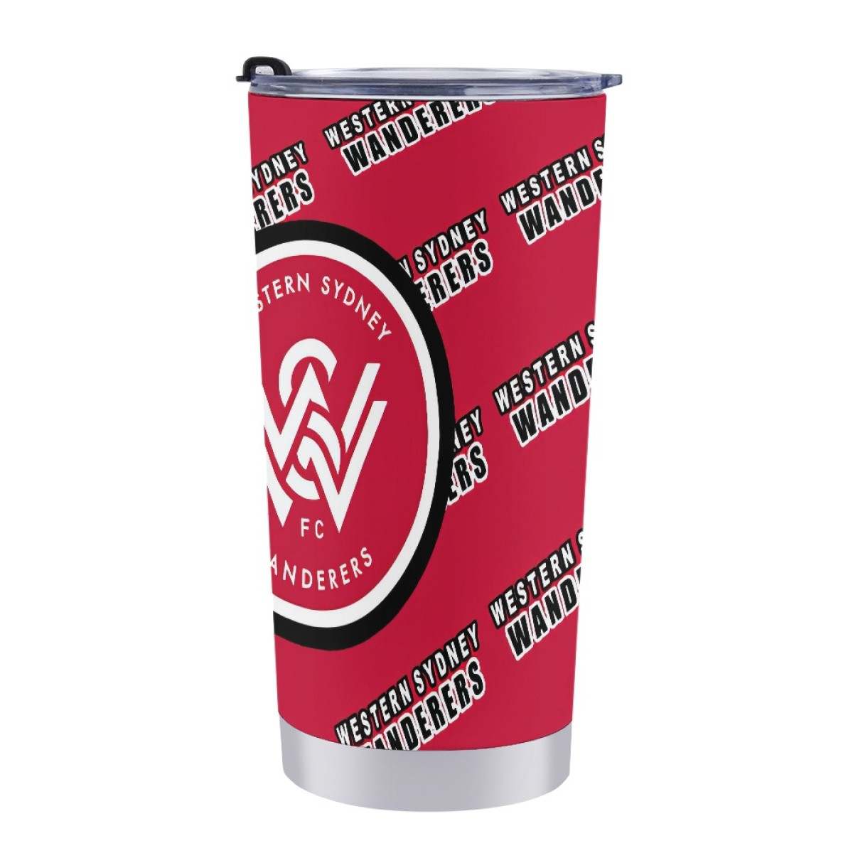 Western Sydney Wanderers FC Tumbler Bottle - Western Sydney Football Club Medley Monogram Wordmark