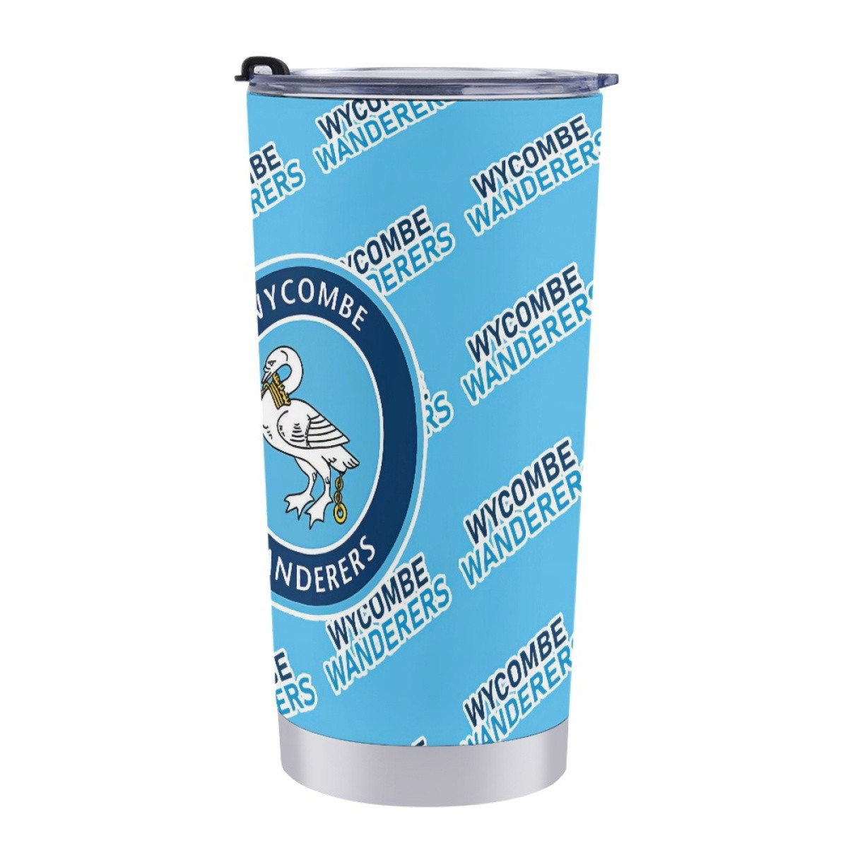 Wycombe Wanderers FC Tumbler Bottle - Wanderers Football Club Medley Monogram Wordmark