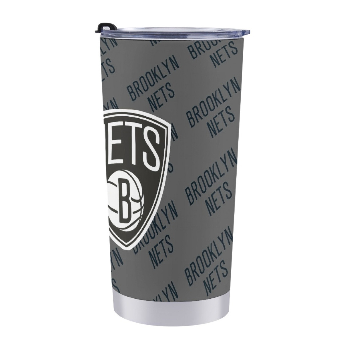 NBA Brooklyn Nets Tumbler Bottle - Brooklyn Nets Medley Monogram Wordmark