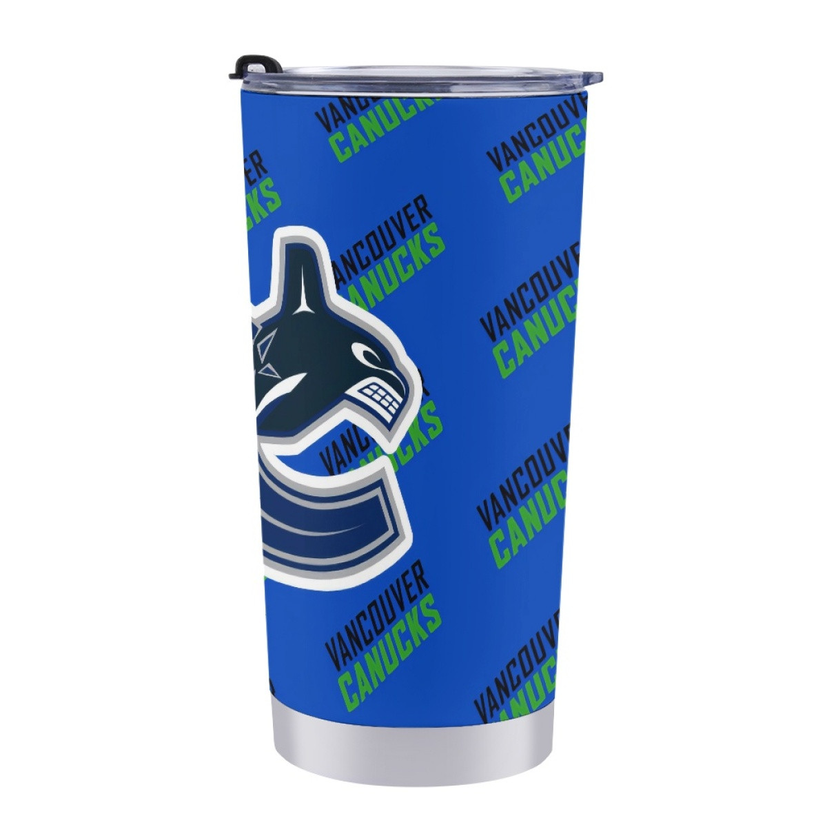 NHL Vancouver Canucks Tumbler Bottle - Vancouver Canucks Medley Monogram Wordmark