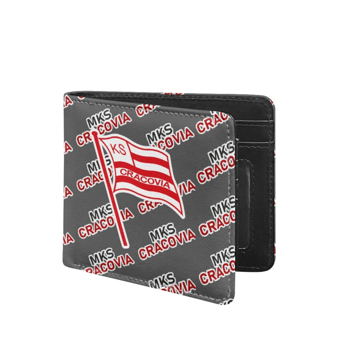 MKS Cracovia Bifold Wallet - Cracovia Football Club Medley Monogram Wordmark