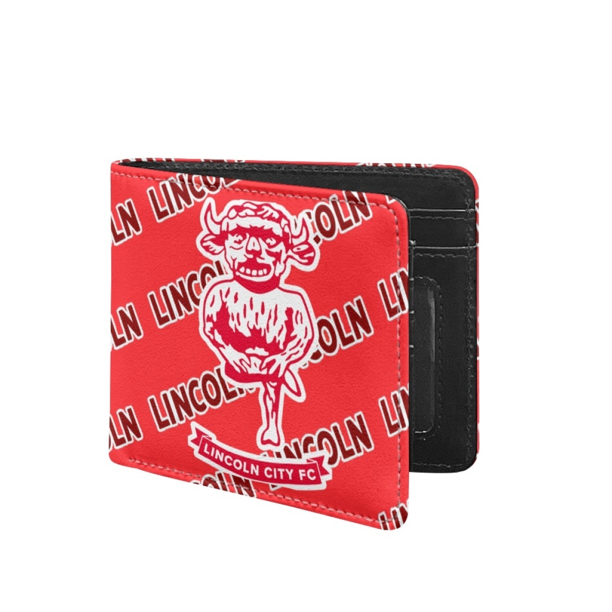 Lincoln City FC Bifold Wallet - Lincoln Football Club Medley Monogram Wordmark