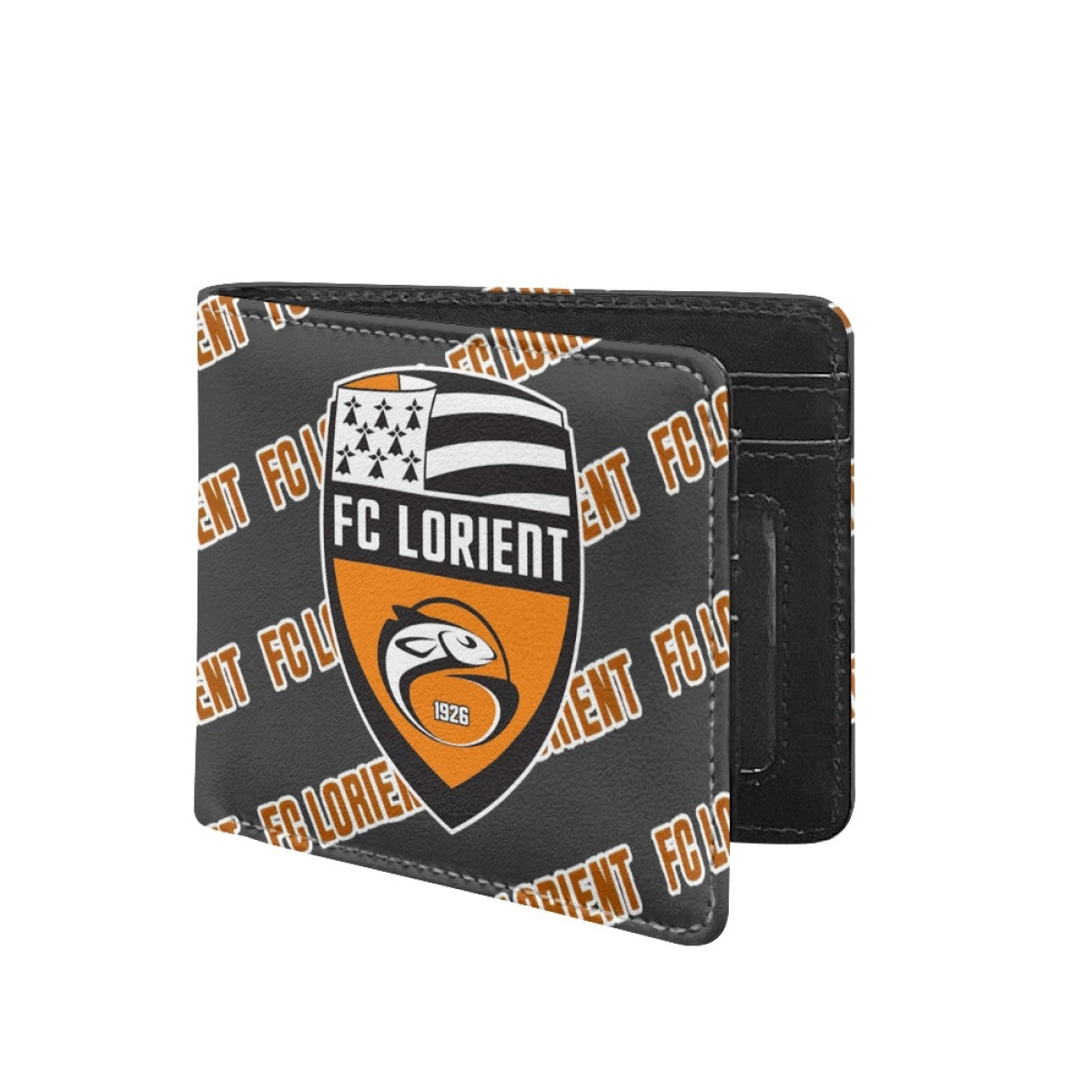FC Lorient Football Club Bifold Wallet - Lorient Football Club Medley Monogram Wordmark