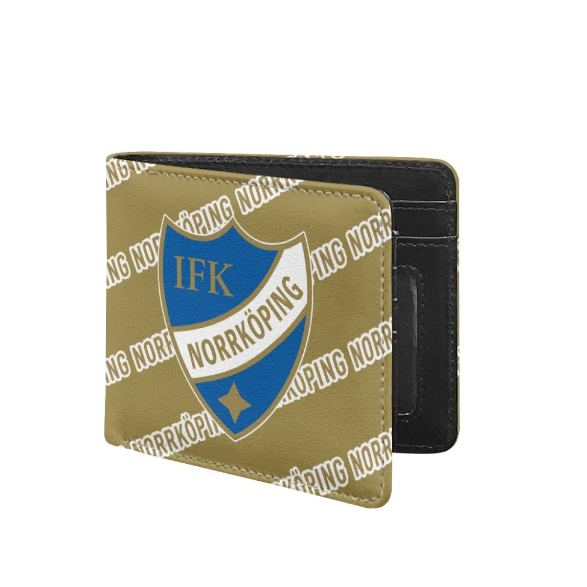 IFK Norrkoping Bifold Wallet - Norrkoping Football Club Medley Monogram Wordmark