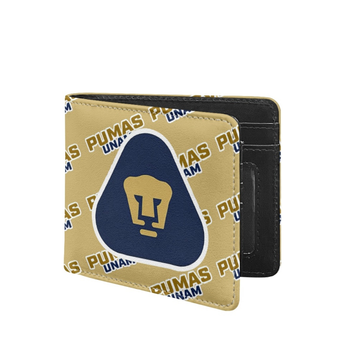 Pumas Unam Bifold Wallet - Unam Football Club Medley Monogram Wordmark