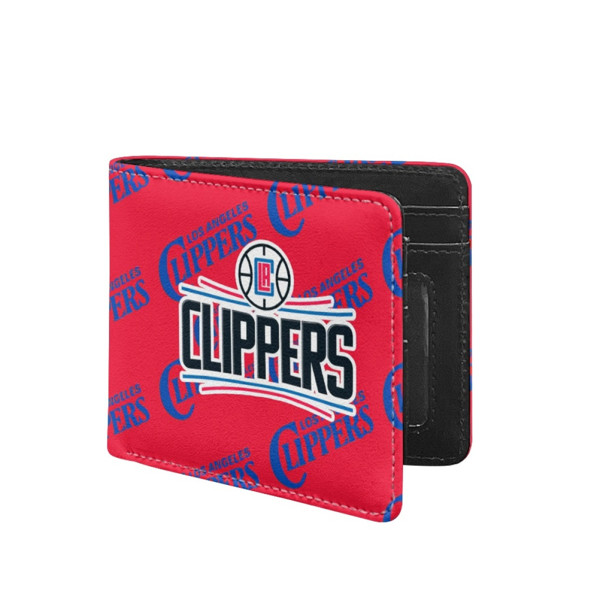 NBA Los Angeles Clippers Bifold Wallet - Los Angeles Clippers Medley Monogram Wordmark