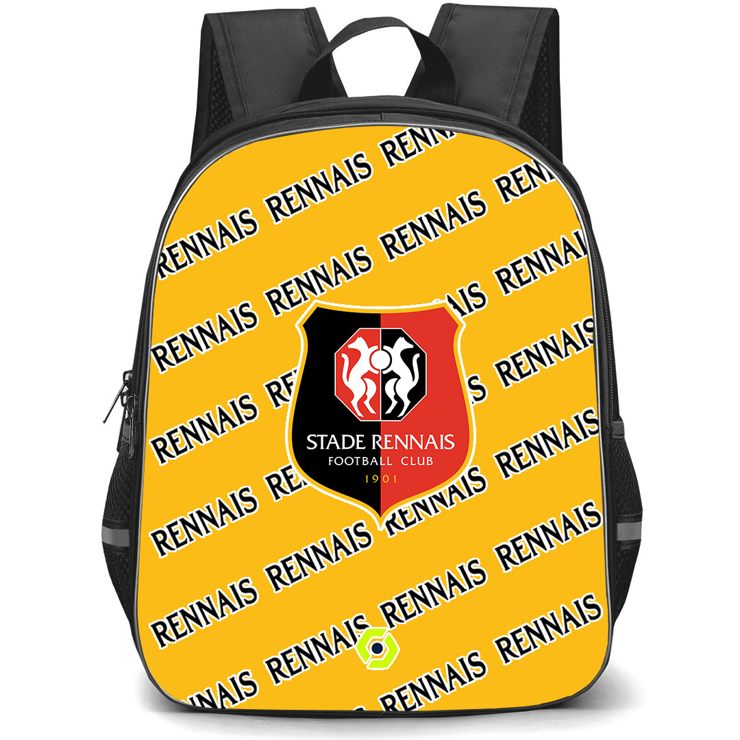 Stade Rennais FC Football Club Backpack StudentPack - Rennais Football Club Medley Monogram Wordmark