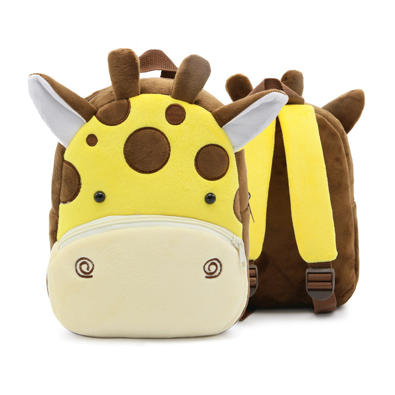 Kids Preschool Kindergarten Cute Backpack Rucksack Giraffe