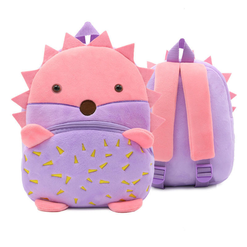 Kids Preschool Kindergarten Cute Backpack Rucksack Hedgehog